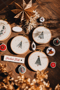 Sticken Workshop Stickkurs Weihnachten