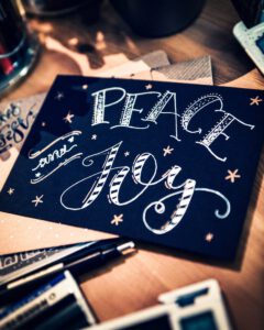 Lettering Workshop Gelsenkirchen Weihnachten